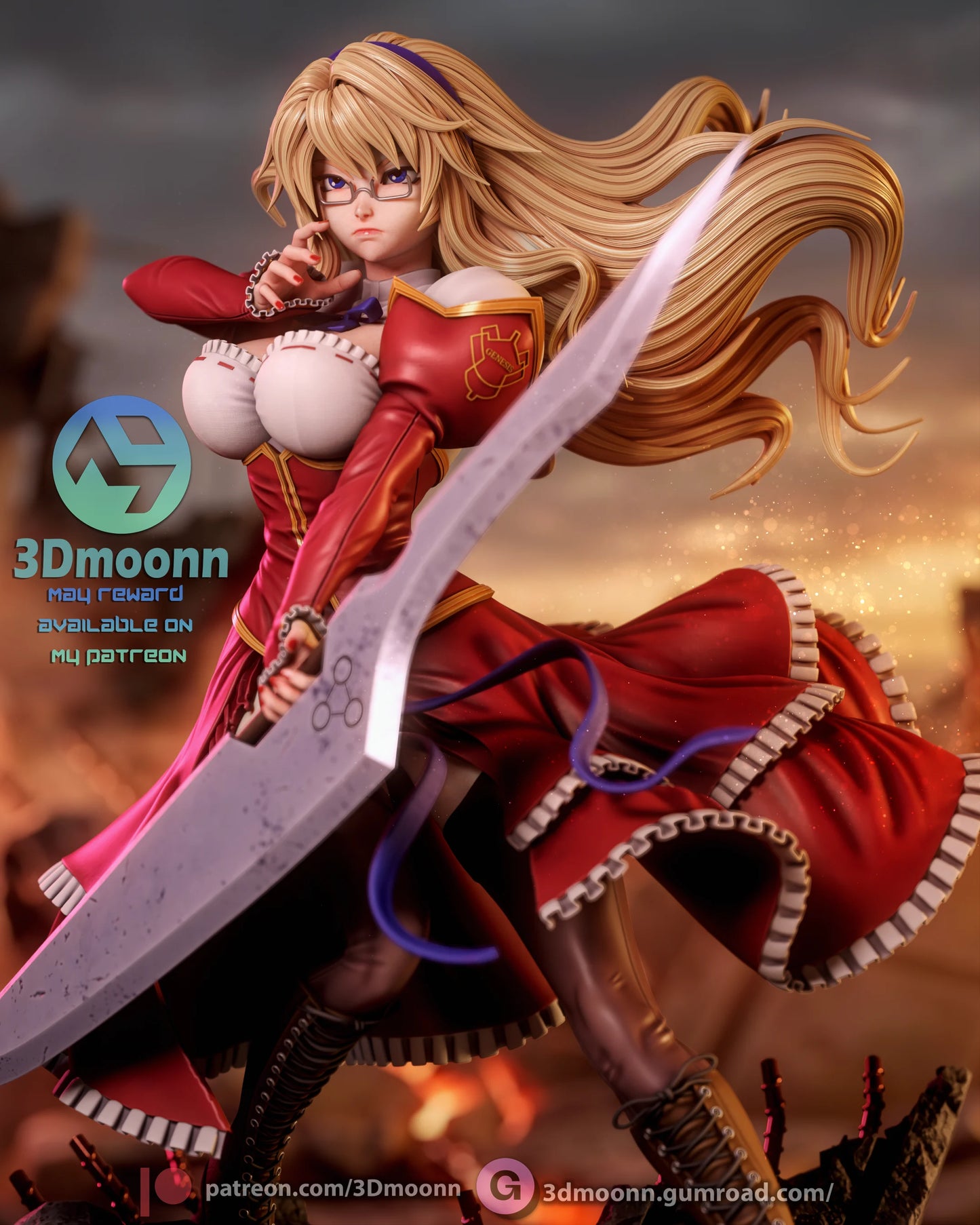 Satellizer L. Bridget | Freezing | Handcrafted Figure