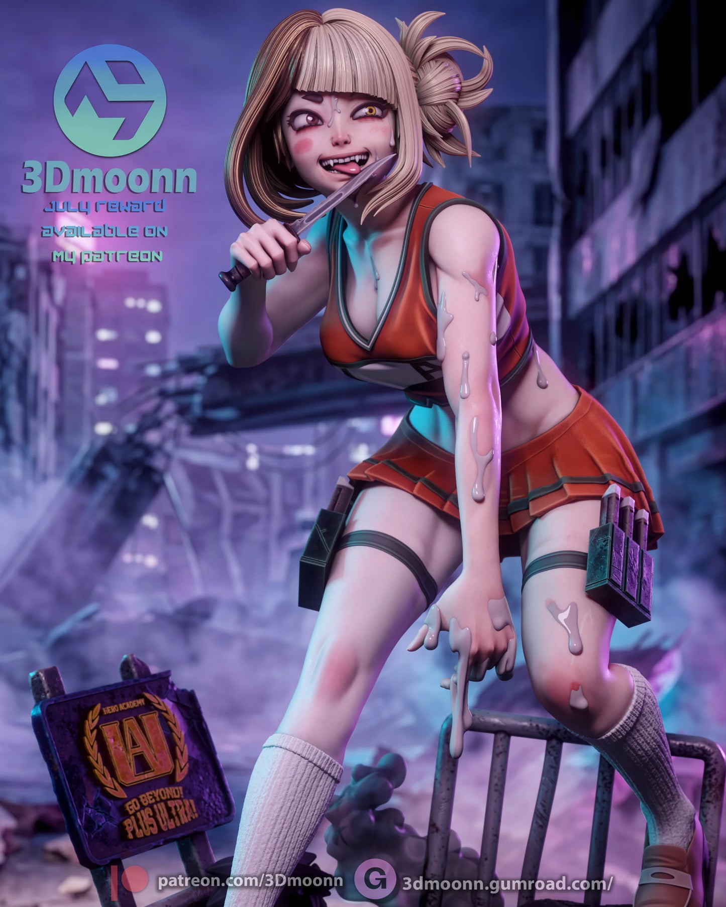 Blood Smile Girl | Handcrafted Figure