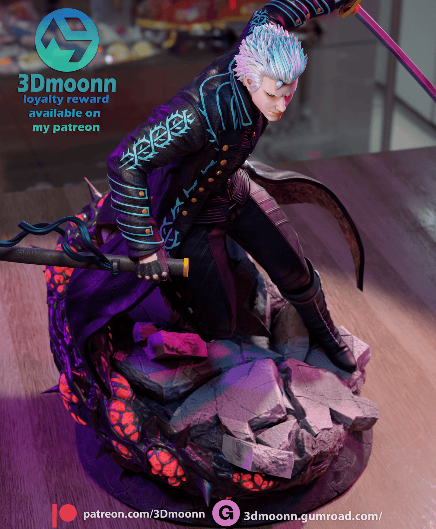 Vergil | Devil May Cry 5 | Handcrafted Figure