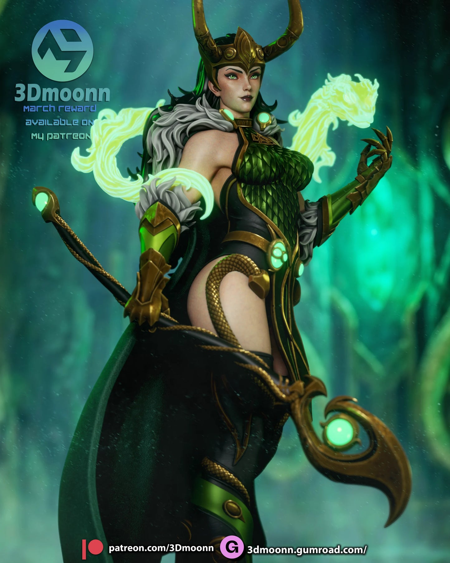 Lady of Mischief | Handcrafted Figure