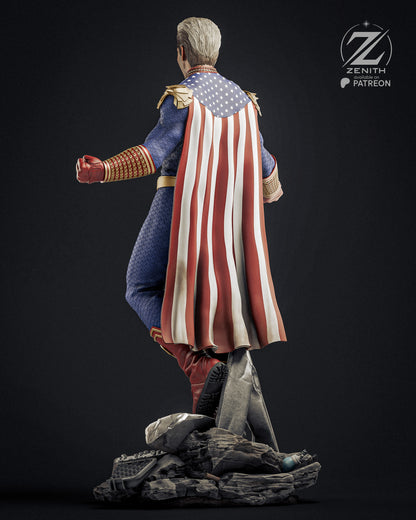 Patriotic Guardian | Handcrafted Figure