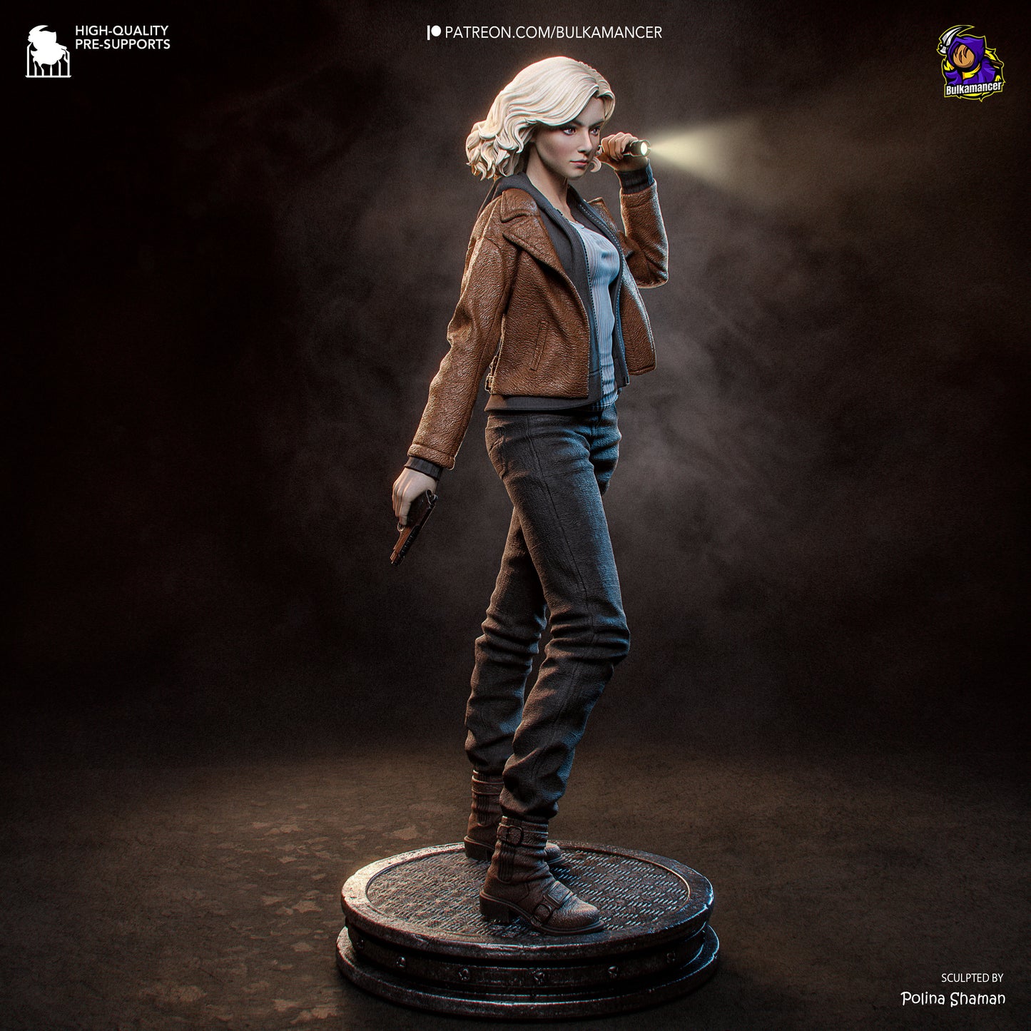 Grace FBI Agent | Survival Horror Game | Handcrafted Figure
