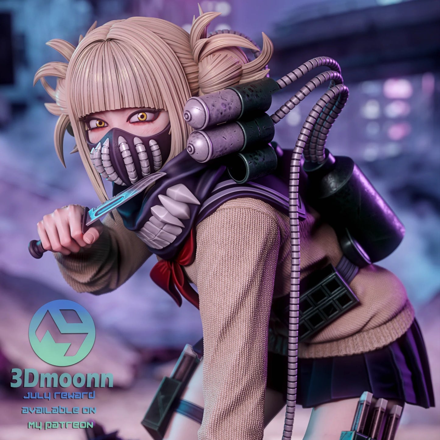Blood Smile Girl | Handcrafted Figure
