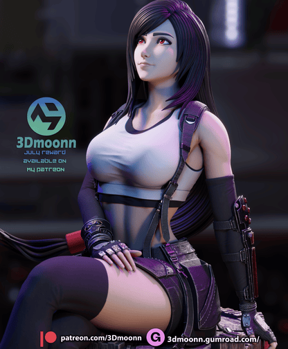 Tifa Lockhart | Final Fantasy VII  | Handcrafted Figure