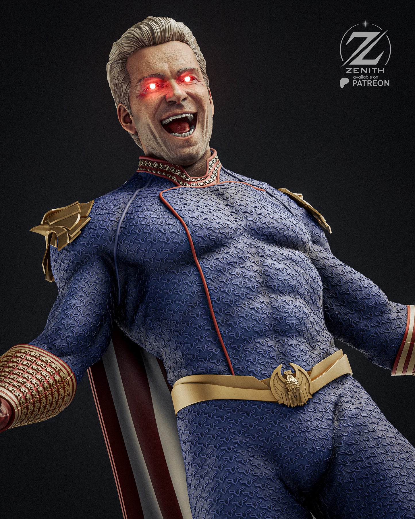 Patriotic Guardian | Handcrafted Figure