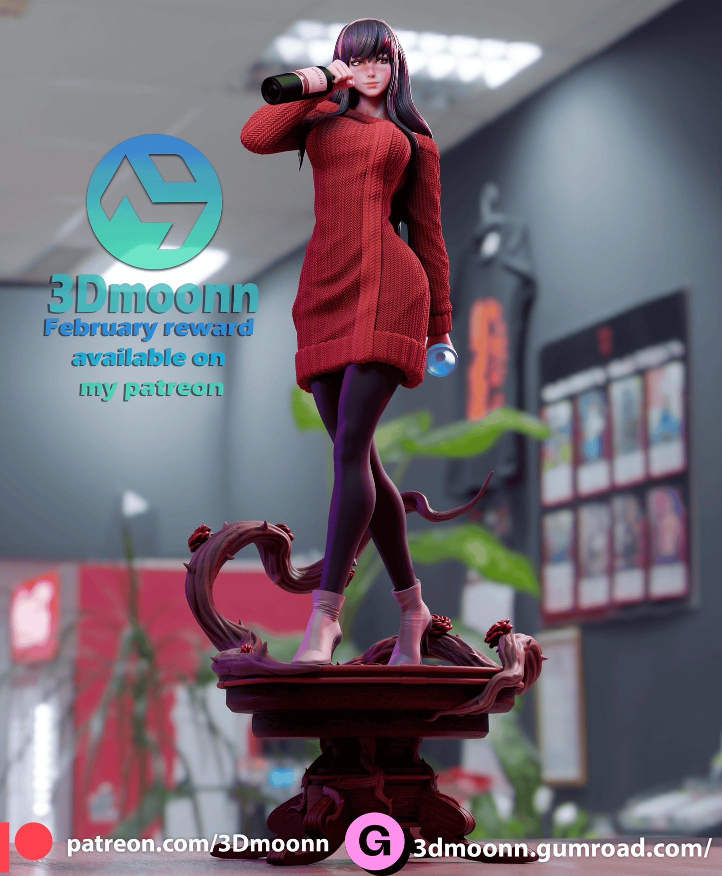 Yor Forger | Spy x Family | Handcrafted Figure