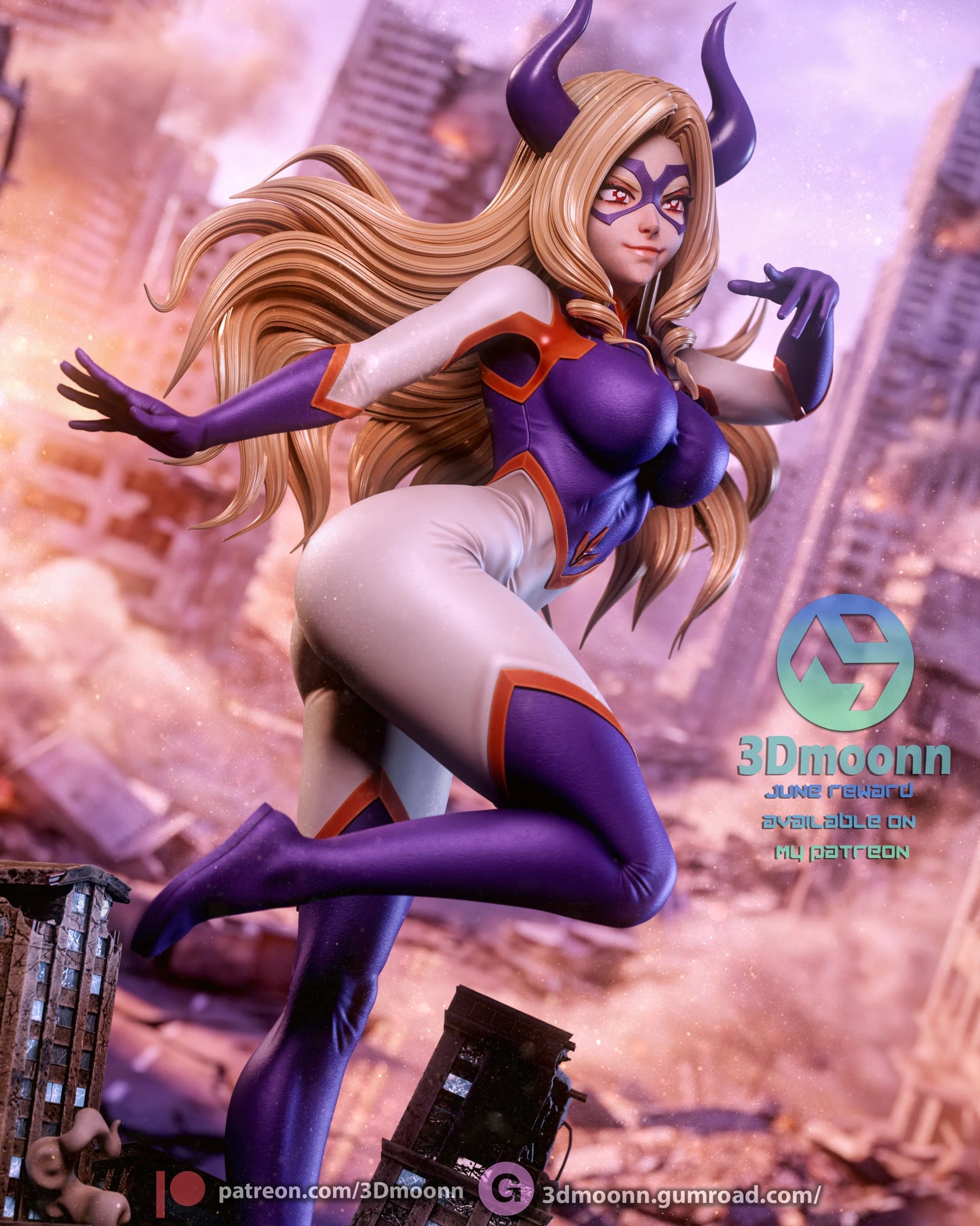Mt. Lady | My Hero Academia | Handcrafted Figure