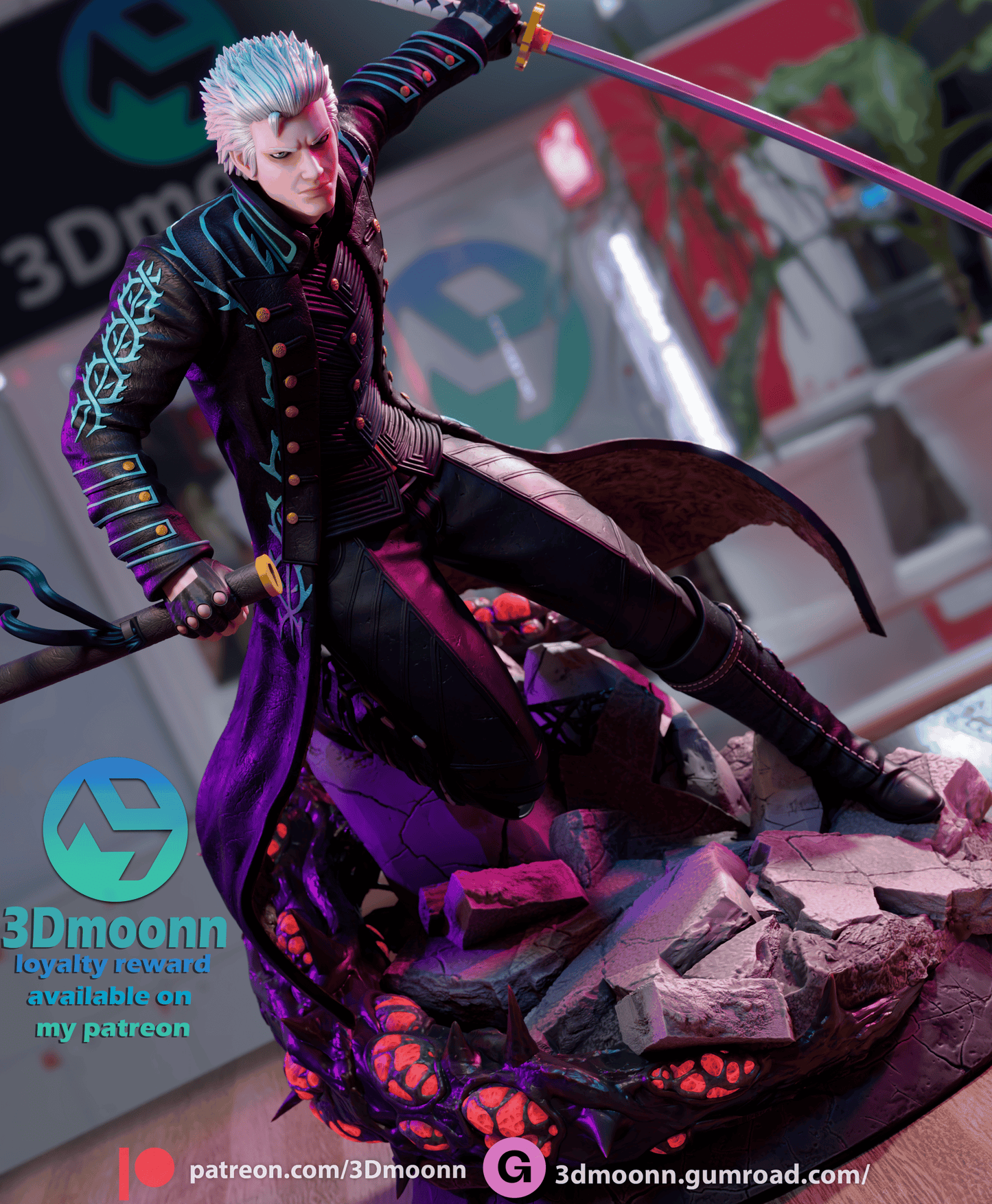 Vergil | Devil May Cry 5 | Handcrafted Figure