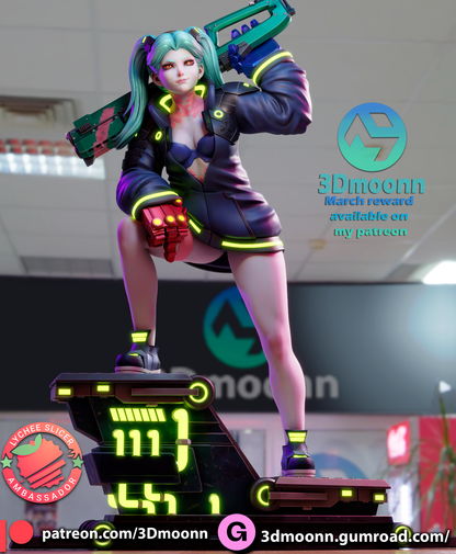 Rebecca | Cyberpunk: Edgerunners | Handcrafted Figure