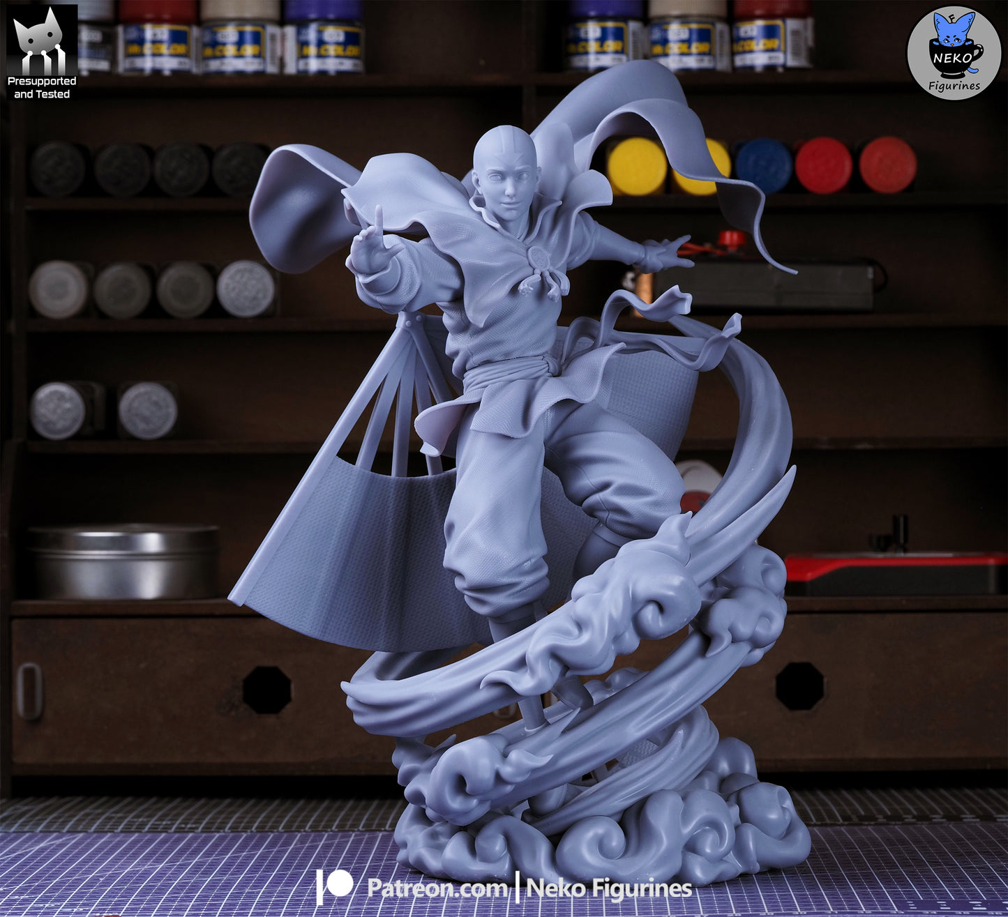 Last Air Monk | Handcrafted Figure