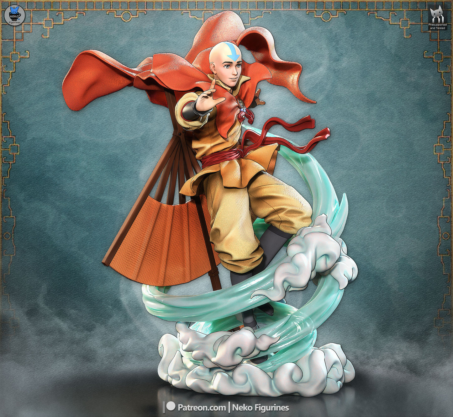 Last Air Monk | Handcrafted Figure