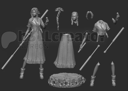 Aerith | Final Fantasy VII | Handcrafted Figure