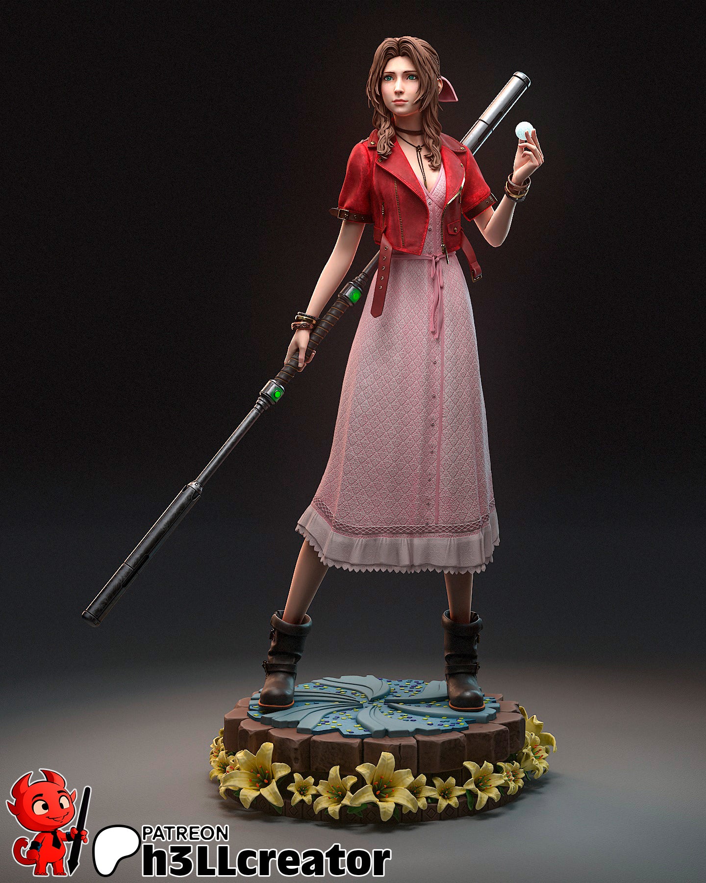 Aerith | Final Fantasy VII | Handcrafted Figure
