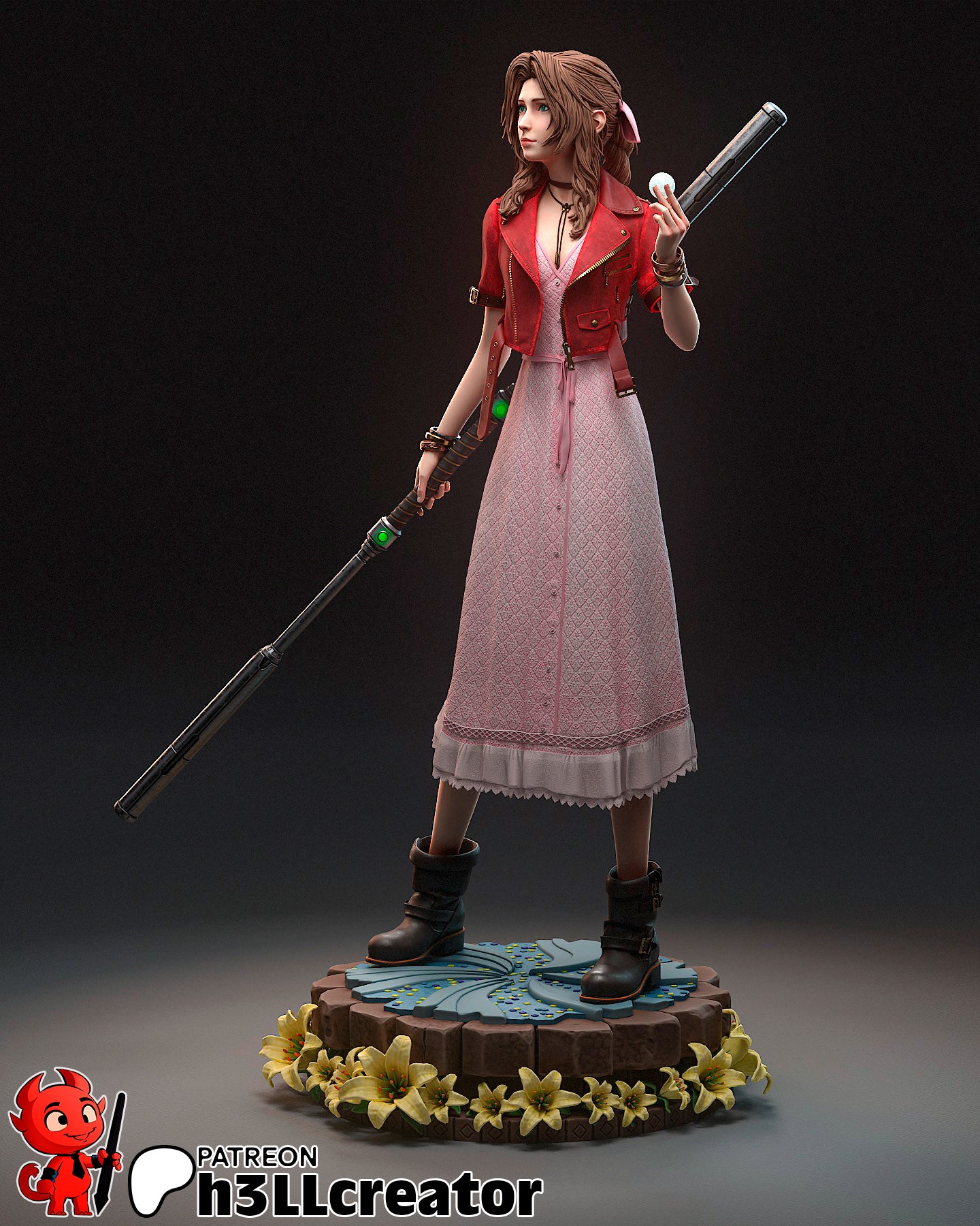 Aerith | Final Fantasy VII | Handcrafted Figure