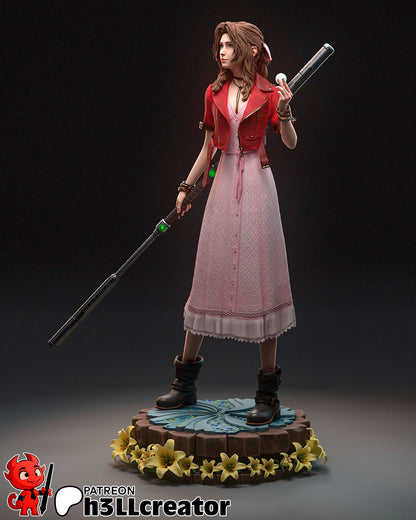 Aerith | Final Fantasy VII | Handcrafted Figure