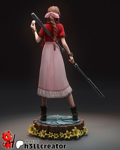 Aerith | Final Fantasy VII | Handcrafted Figure