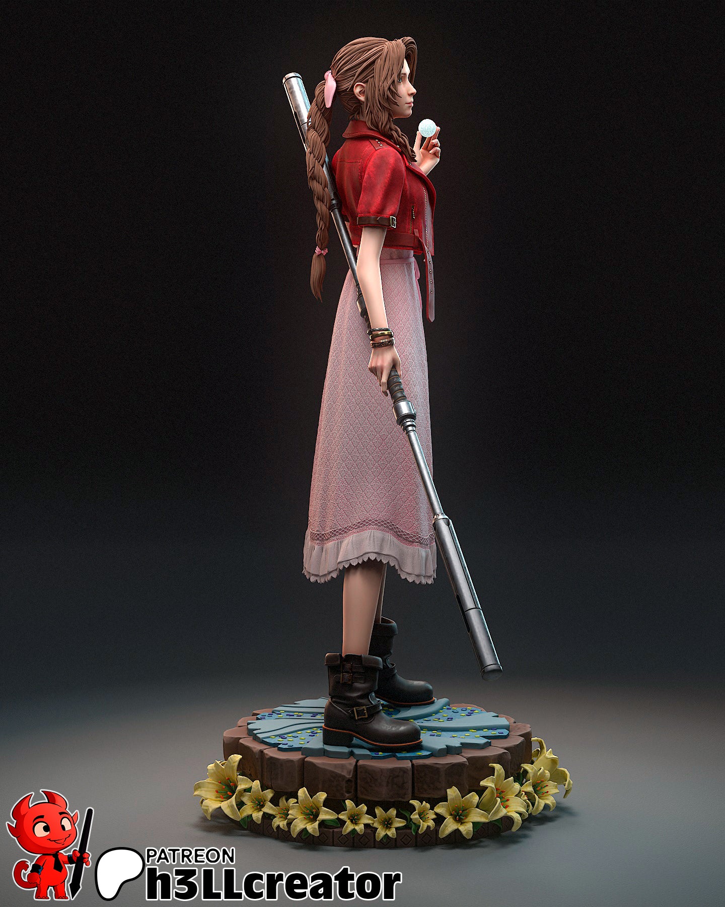Aerith | Final Fantasy VII | Handcrafted Figure