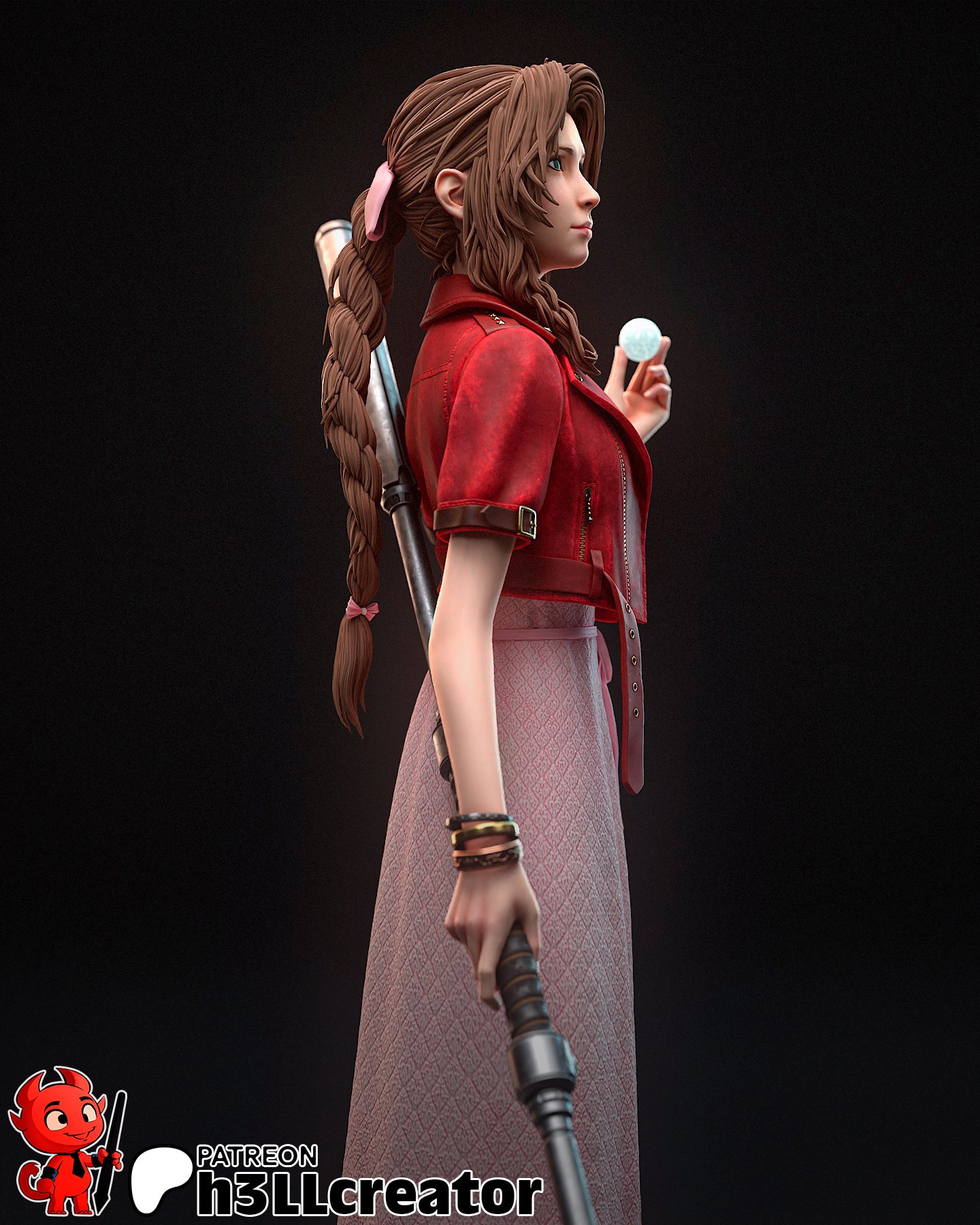 Aerith | Final Fantasy VII | Handcrafted Figure