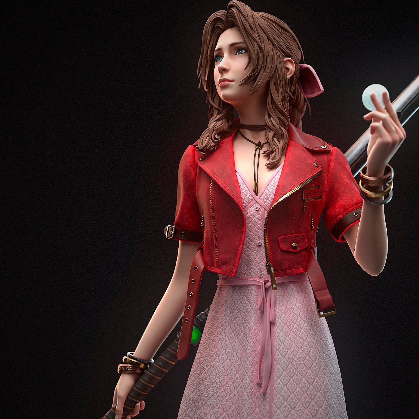 Aerith | Final Fantasy VII | Handcrafted Figure