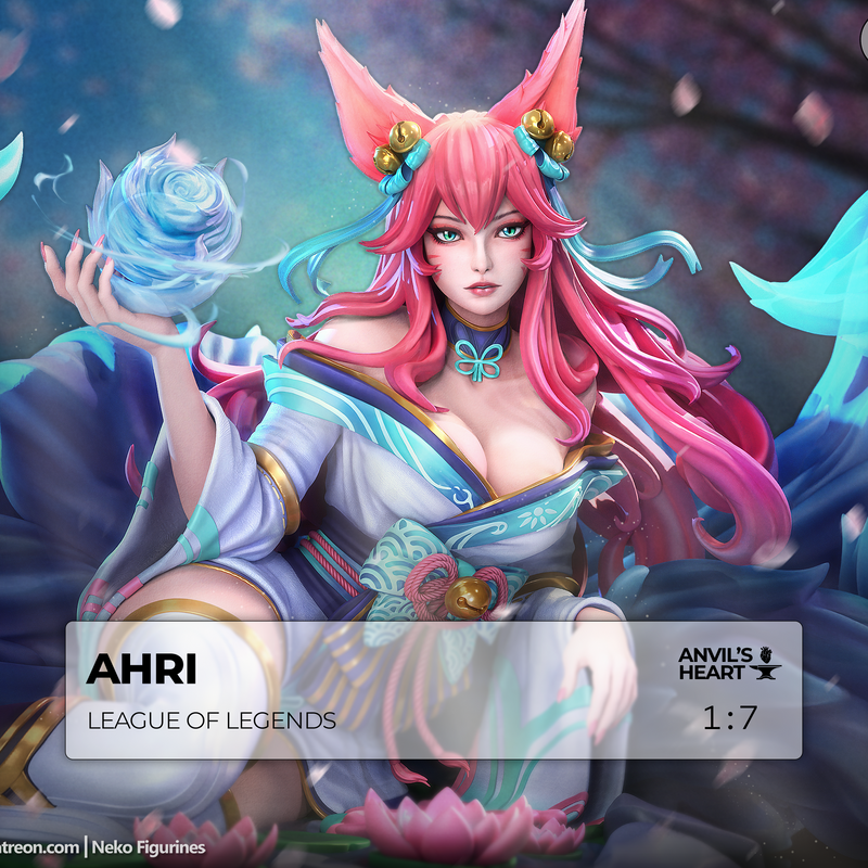 Fox Spirit Lady | MOBA Game | Handcrafted Figure