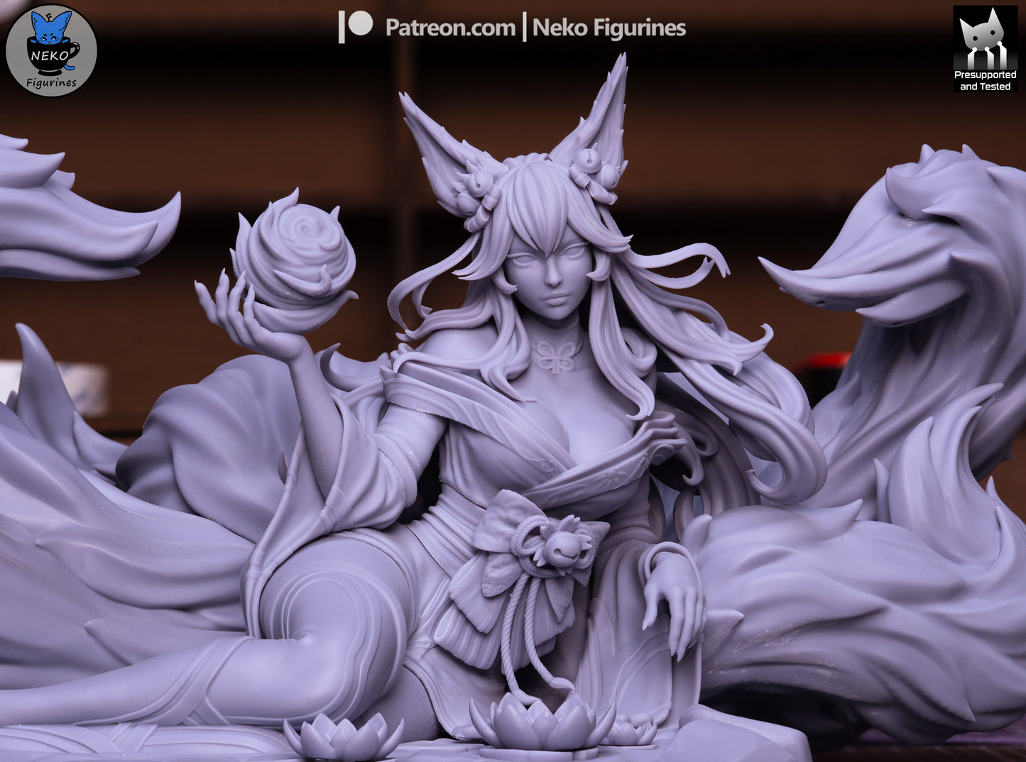 Fox Spirit Lady | MOBA Game | Handcrafted Figure