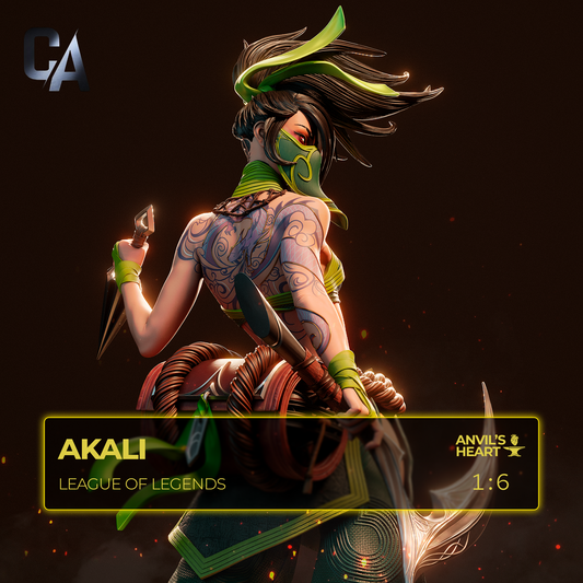 Akali | League of Legends | Handcrafted Figure