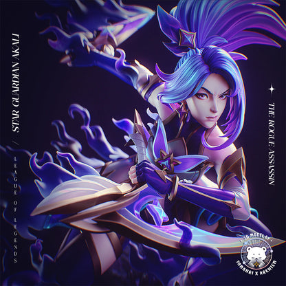 Star Guardian Akali | League of Legends | Handcrafted Figure