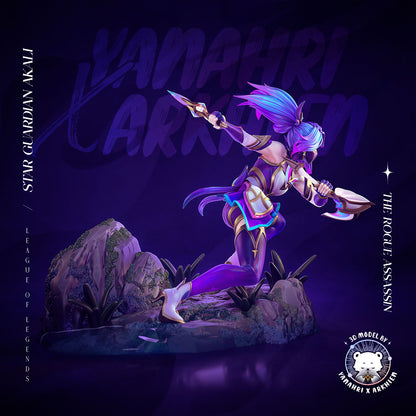 Star Guardian Akali | League of Legends | Handcrafted Figure