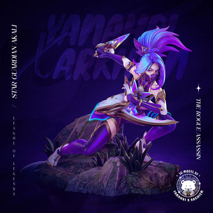 Star Guardian Akali | League of Legends | Handcrafted Figure