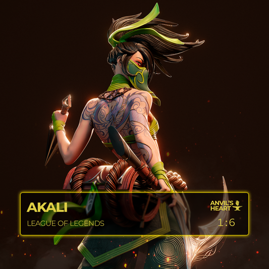 Akali | League of Legends | Handcrafted Figure
