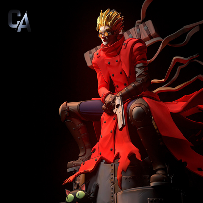 Vash the Stampede | Trigun | Handcrafted Figure