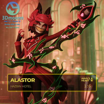 Alastor | Hazbin Hotel | Handcrafted Figure