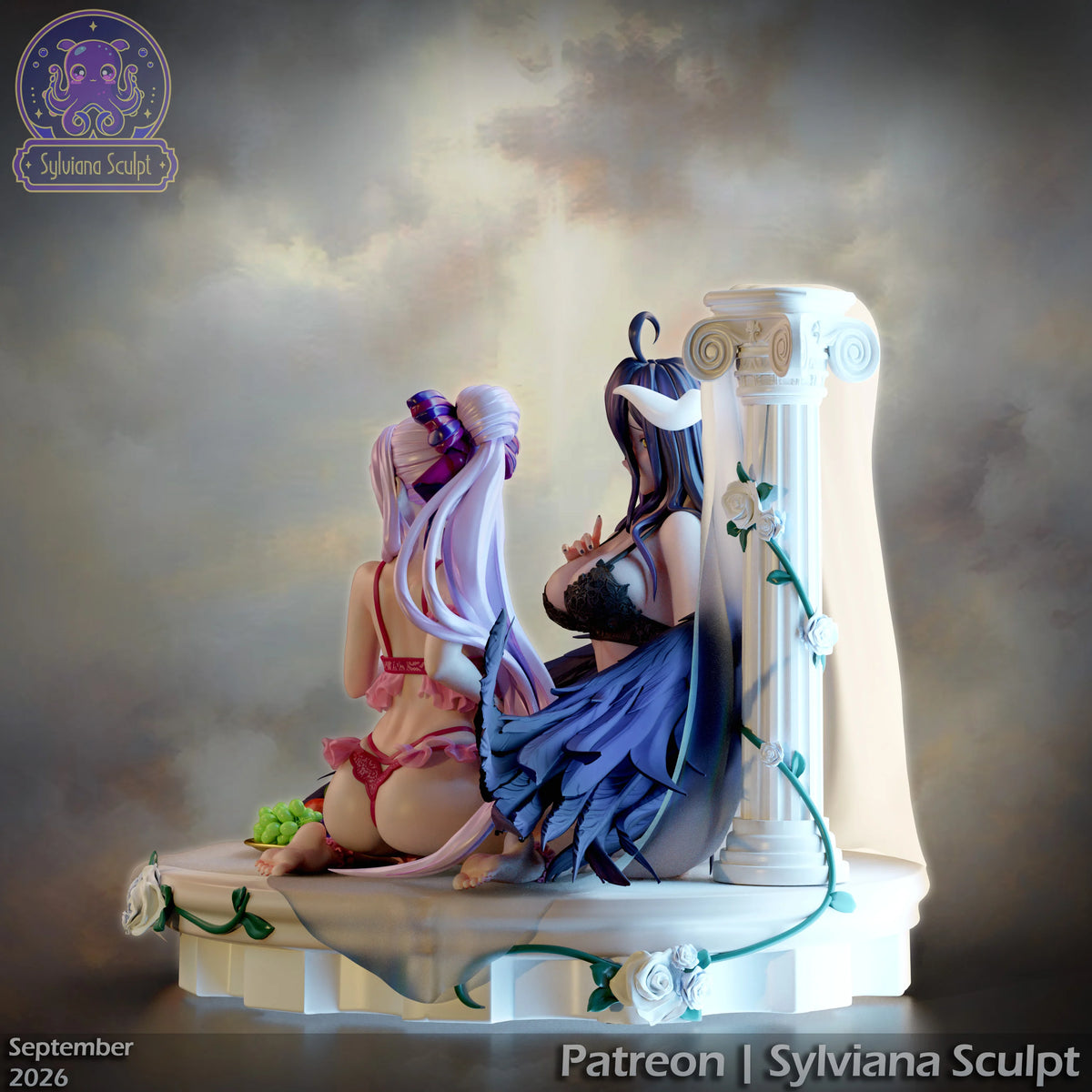 Vampire Lady & Dark Succubus | Handcrafted Figure
