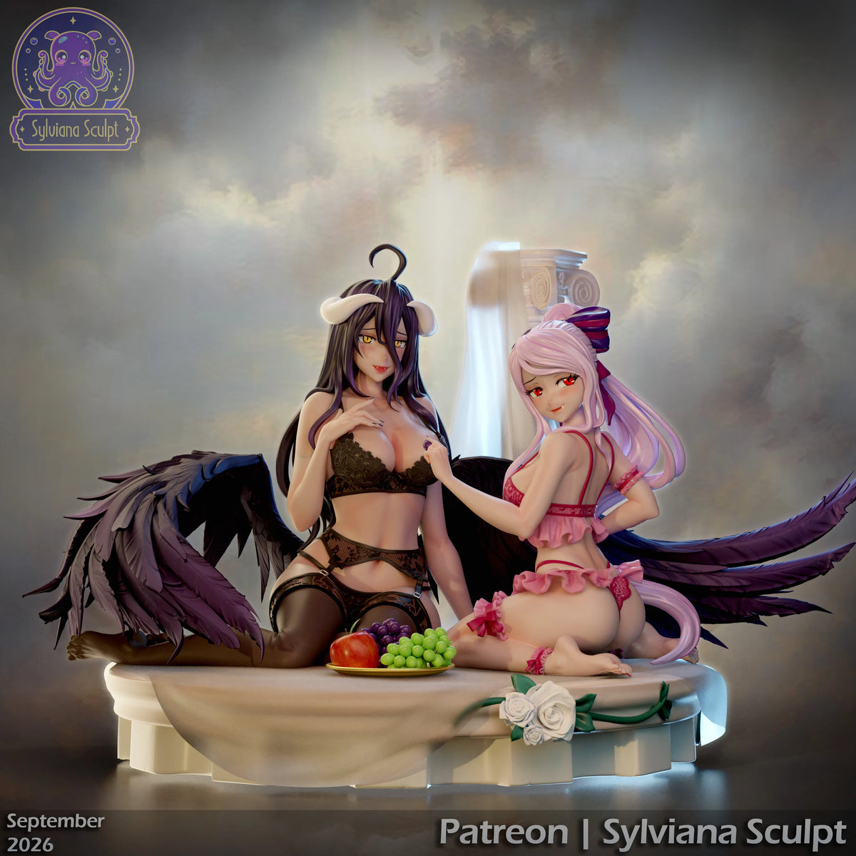 Vampire Lady & Dark Succubus | Handcrafted Figure