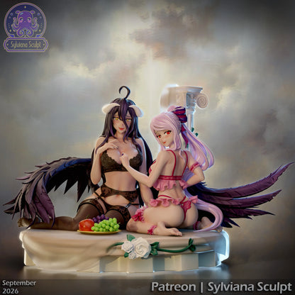 Vampire Lady & Dark Succubus | Handcrafted Figure