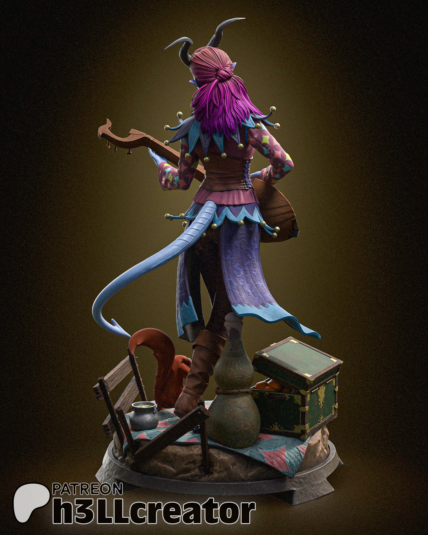 Alfira | Baldur's Gate 3 | Handcrafted Figure