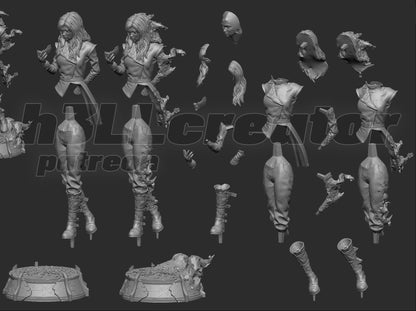 Radiant Expedition Maiden | Handcrafted Figure