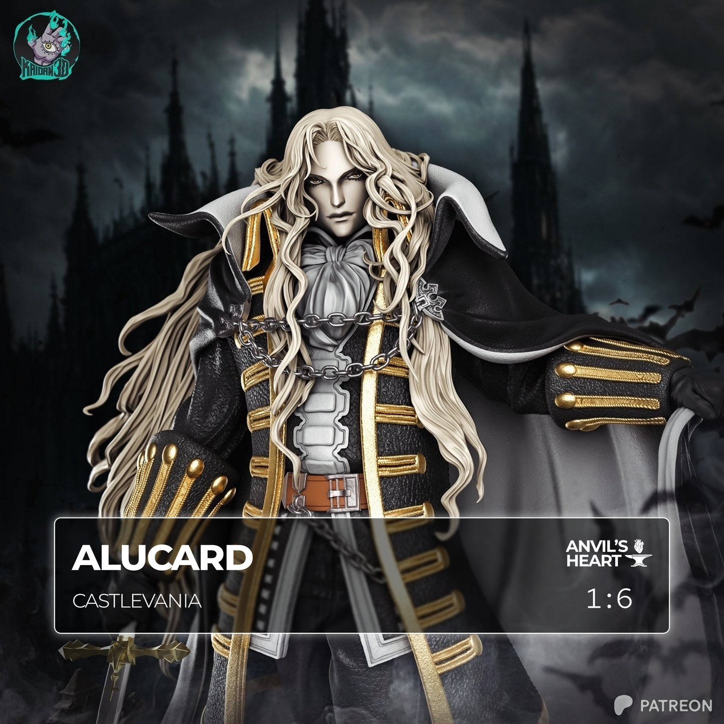 Alucard | Castlevania | Handcrafted Figure