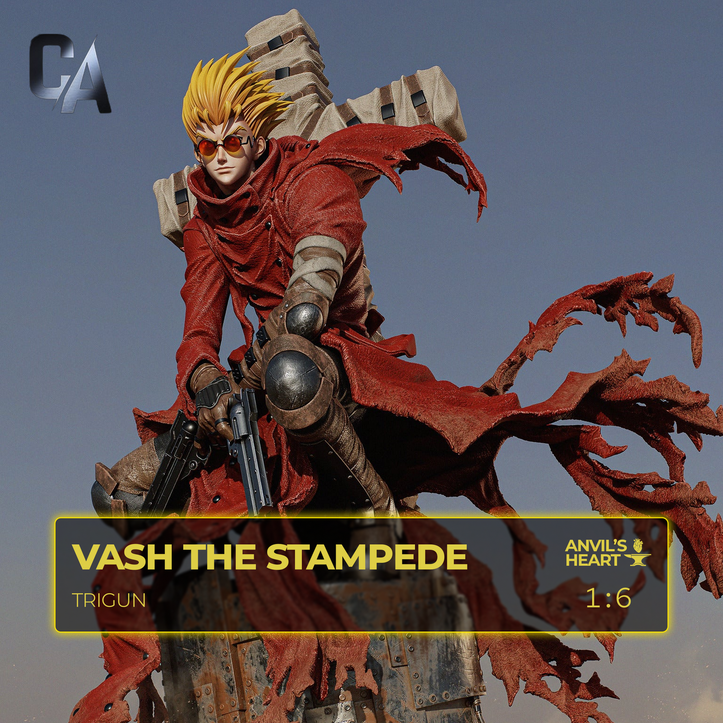 Vash the Stampede | Trigun | Handcrafted Figure