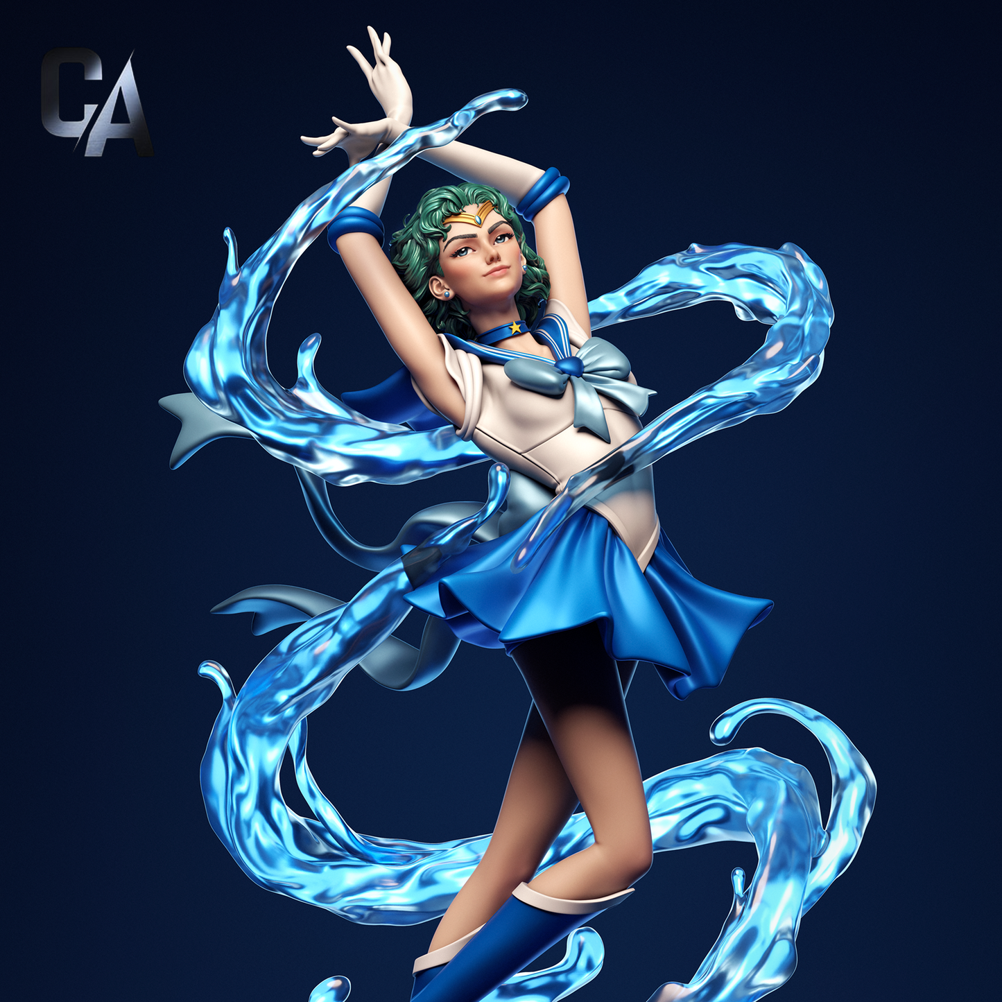 Ami Mizuno | Sailor Moon | Handcrafted Figure