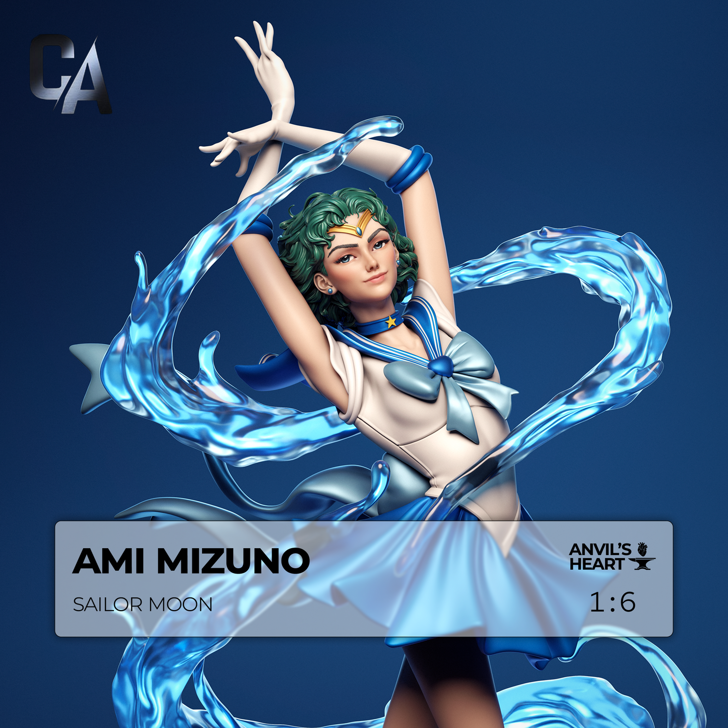 Ami Mizuno | Sailor Moon | Handcrafted Figure