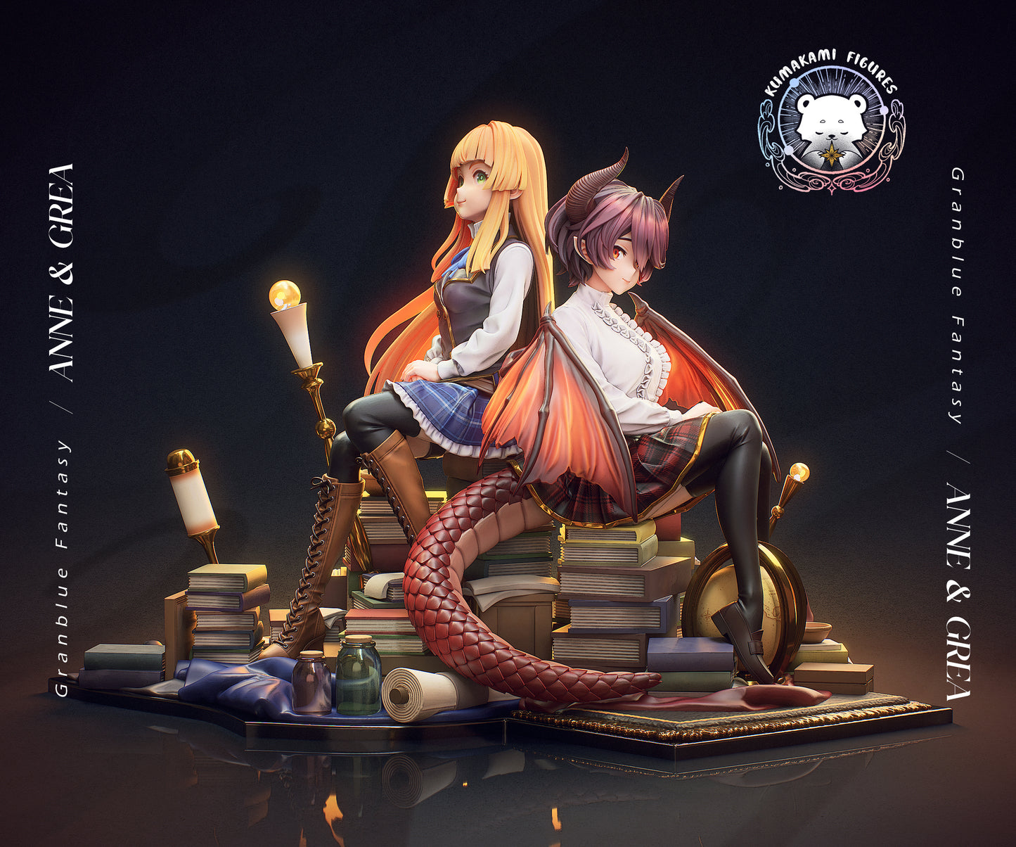 Anne & Grea | Granblue Fantasy | Handcrafted Figure