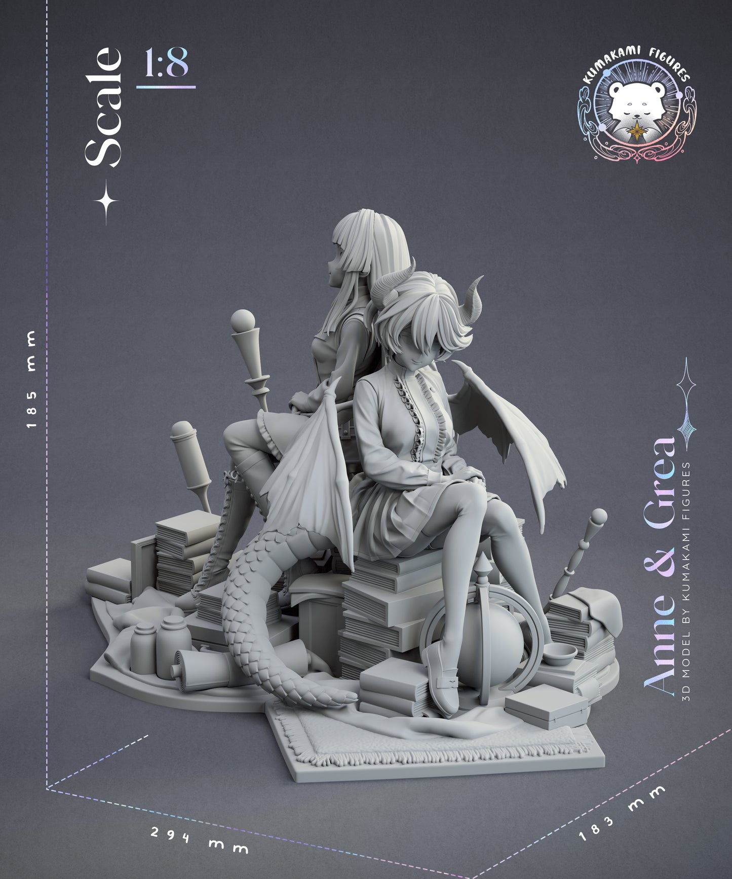 Anne & Grea | Granblue Fantasy | Handcrafted Figure