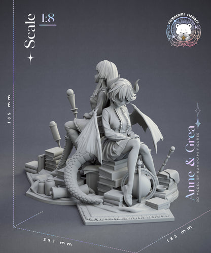 Anne & Grea | Granblue Fantasy | Handcrafted Figure
