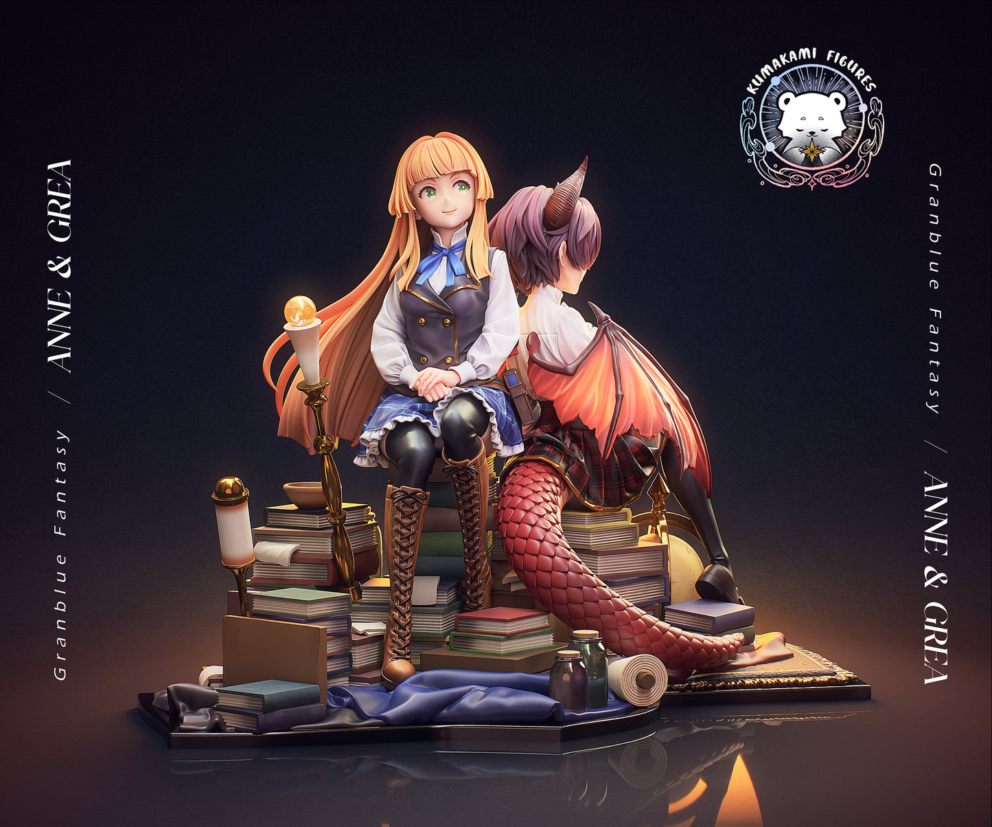 Anne & Grea | Granblue Fantasy | Handcrafted Figure