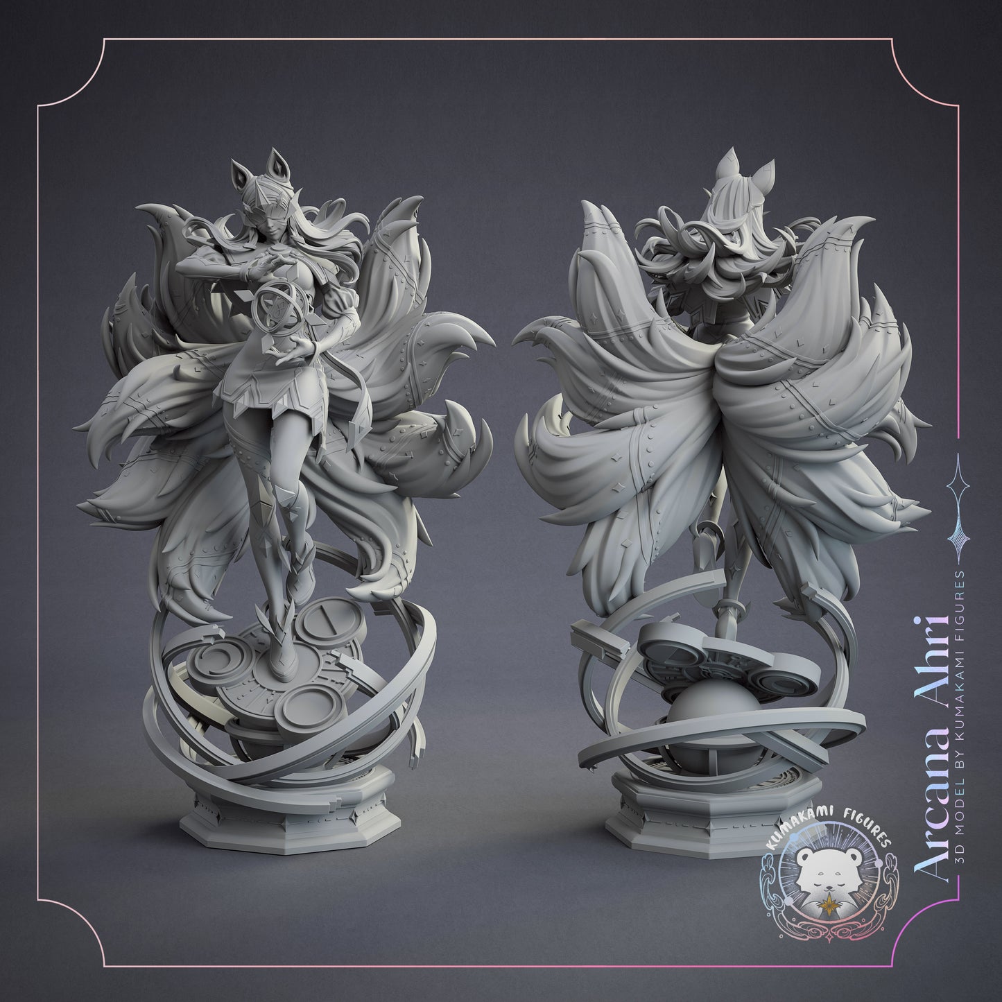Fox Spirit Lady | MOBA Game | Handcrafted Figure