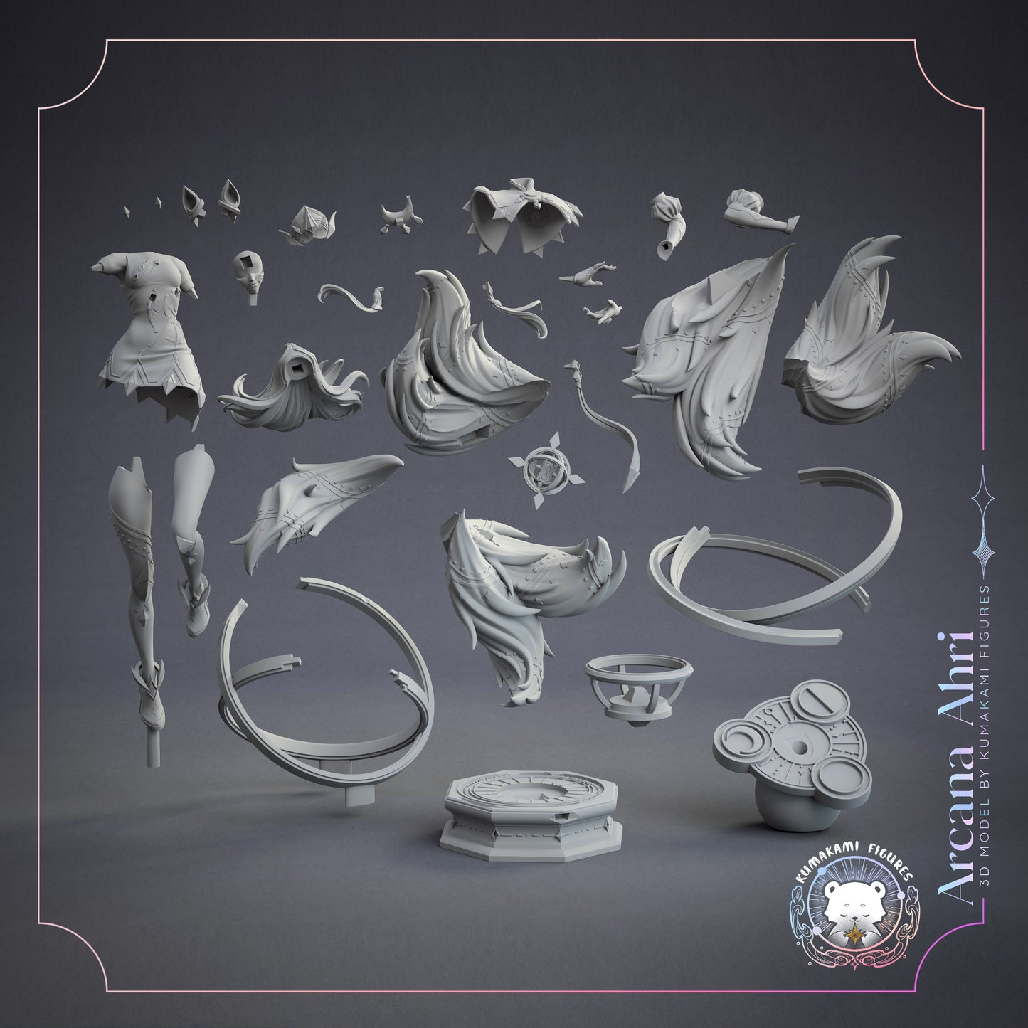 Fox Spirit Lady | MOBA Game | Handcrafted Figure