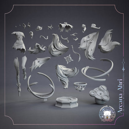 Fox Spirit Lady | MOBA Game | Handcrafted Figure