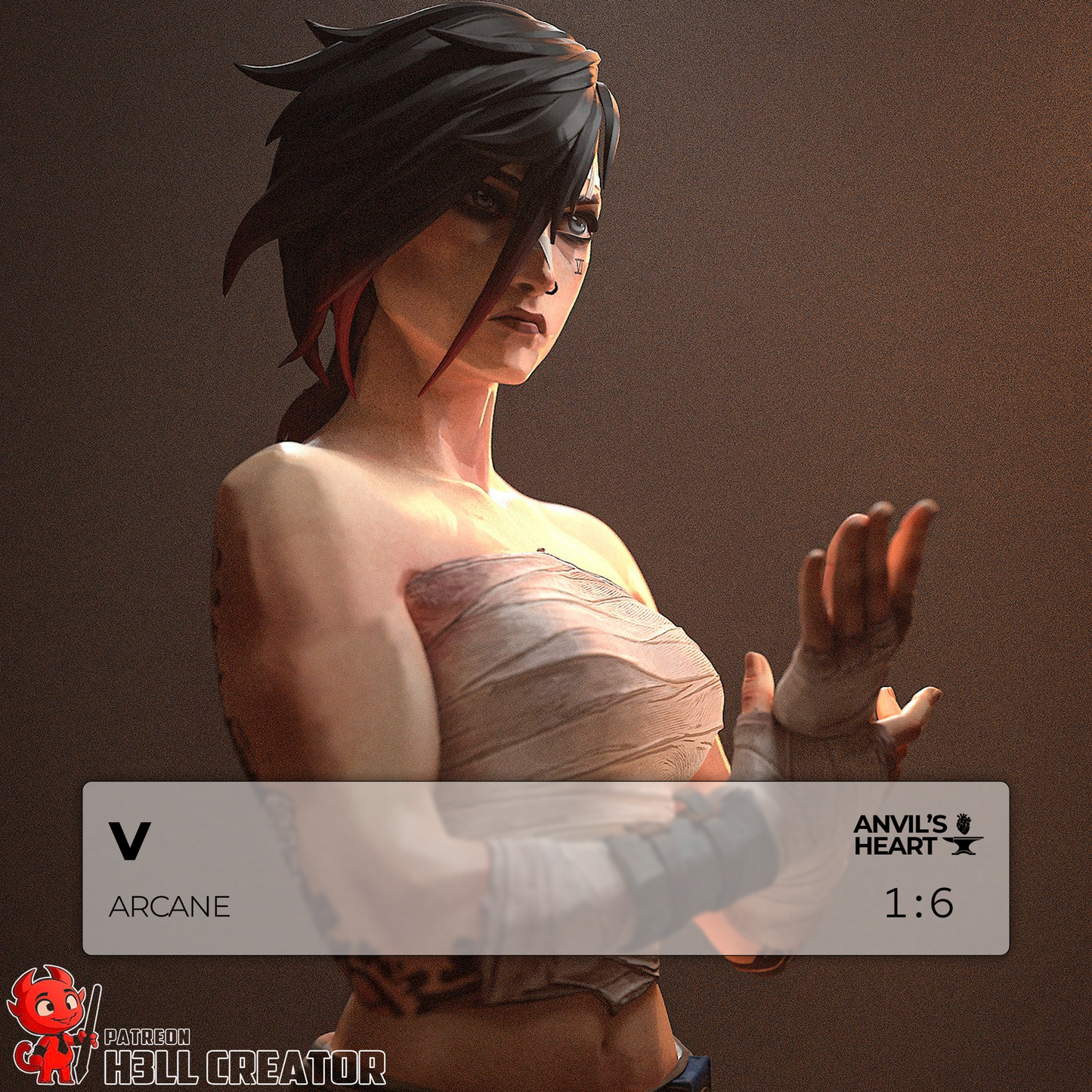 Arena Fighter | Handcrafted Figure