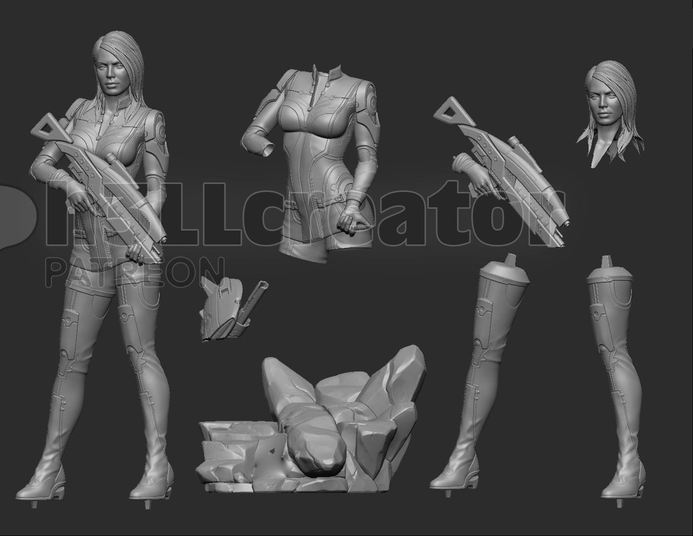 Ashley Williams | Mass Effect | Handcrafted Figure